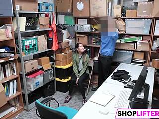 shoplifting teen picks big cock punishment over cops