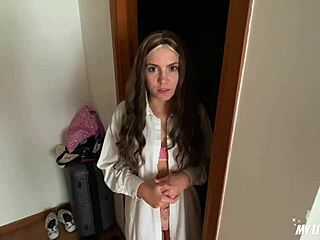 neighbor you came for help but crave my cum down your throat?