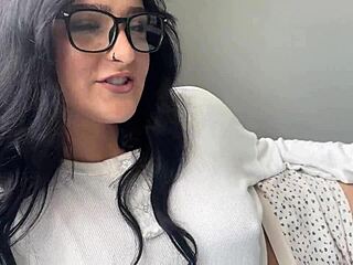 Nerdy best friend serena stirling craves creampie cowgirl ride pov