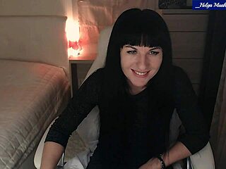 Helga's sexy milf striptease with ass wiggle and clit tease pt1