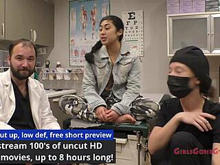 perverted podiatrist tickles stacy shepard's barefoot toes and shaved pussy