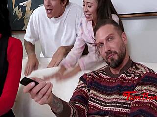 Big bro seduces petite teen sis in backseat frenzy