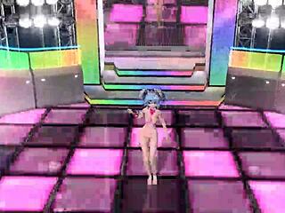 hatsune miku vocaloid nude mod rocks full bunny costume goddess tease
