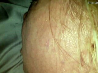 blonde granny wife begs for deep anal creampie cumshot