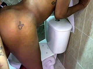 hot brunette slut takes hard anal pounding deep