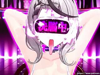 vtuber sandflower fork hypnotic lewd hip shaking dance blowjob tease