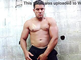 I can't resist yuri gaúcho's brazilian bear handjob cum explosion