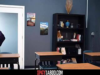 Teen fucked hard classroom style