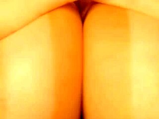 brunette boldly teases extreme titfuck buttplug anal play