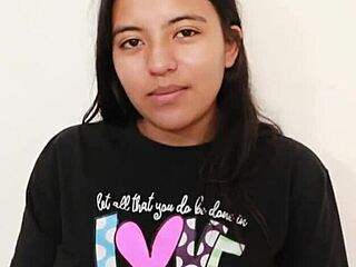 colombian college girl cheats with classmate for first creampie pov