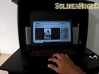 neighbor pornstar begs for sugar then slurps my huge soldier cock