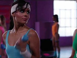 Fitness Babes Dominate Petite Blonde In Lick Fest