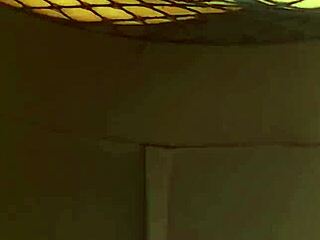 Horny Wife Flaunts Massive Tits in Fishnet Bra Tease