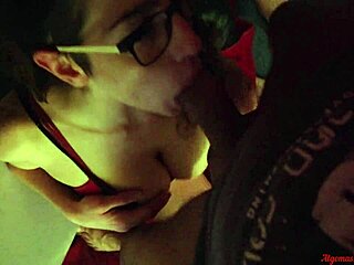 Sexy horny brunette licks ass, deepthroats monster cock, fucks hard