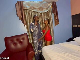 I seduced my painter and fucked him hard because i was so horny in the bedroom