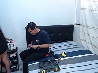 Teacher Ravages Innocent Slut's Pussy for Free Classes Deal