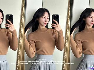 ai korean solo nsfw vs sfw comparison.