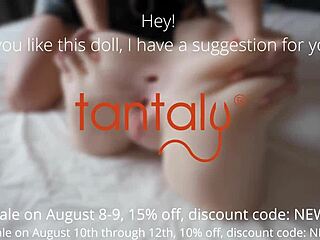 he loses control pounding the new tantaly fuck doll hard 😈🍑🔥