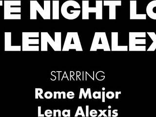 Lena alexis rides interracial cock late night deep