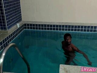 Sexy Tranny Dani Peterson Jerks Sucking Black Cock Passion