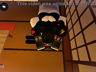 teasing her tight ass in roblox before deep anal pounding 😏🍑