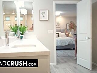 pretty big titted blonde teen pranks stepdad into wild fuck