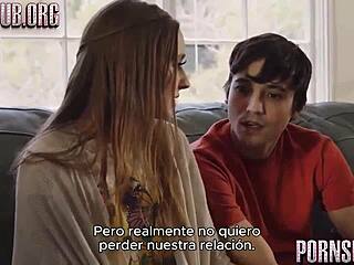 submissive threesome heats up with therapist