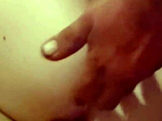 Gaping wet pussy and narrow ass double penetrated huge insertion after spreading wide