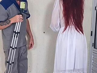 Photographer Fucks Uniform Bride During Steamy Photoshoot