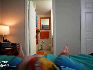 My bikini on vacation made him horny so i helped him cum hard scene 3