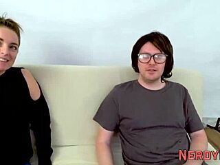 british newbie's first facial cum blast hits hard