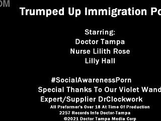 dr tampa humiliates lilly hall in nurse latex hospital gaping