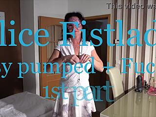 huge puffy lips milf gaping pussy prolapse exposed