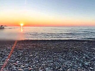 Street pickup turns into rough outdoor doggystyle and creampie on first date frenzy