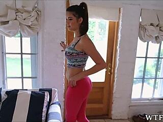 brazilian maid teases in bra and panties