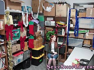 intriguing teen thief caught in dick sucking reality high def