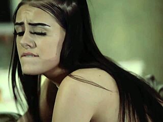 playful teen teases then rides cheating married bull bareback