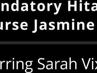 SLUT NURSE JASMINE MENDEZ FORCES HITACHI ORGASMS!