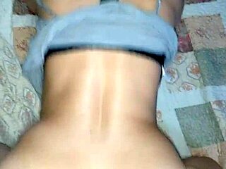 suegra latina's juicy natural tits and ass tease