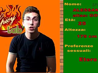 first gothic casting interview turns into wild porno debut