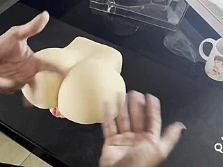 testing liberty sex doll backstage solo toy fuck