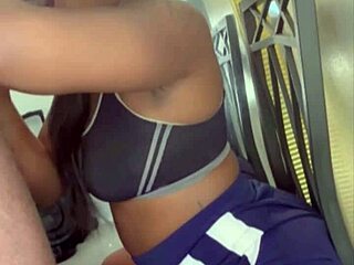 stepmom serves sucking 11 inch brown cock pov