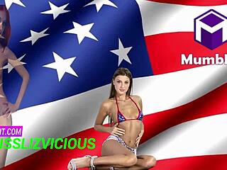 Liz Vicious Watches Melena Tara Finger Pussy with Dildo