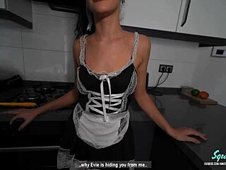 Husband Ravages Sexy Big Ass Cleaning Lady Stockings POV