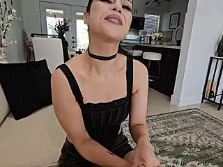 goth latina penelope reed begs for dirty pov doggystyle favor