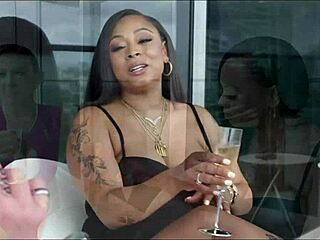 Sara Jay Porsha Carrera lesbian toy kisses