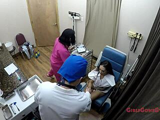 Stefania Mafras Nurse Tickle Exam Close Up