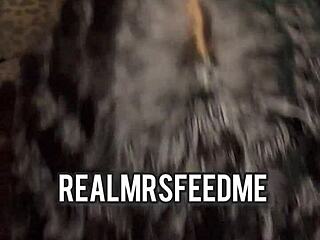 Hood Hoe Mrsfeedme's Sloppy Ebony Cum Compilation