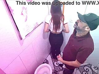 Redhead Fucked Raw in Bathroom by Stranger