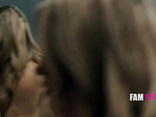 Blonde milf cougar tempts you with natural tits when he's away pov